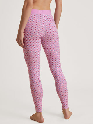 Elastic Trend puuvillalegginsit, bubble gum pink