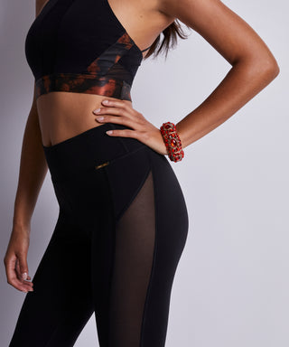 Hot Motion legginsit Aubade X LUZ collaboration, musta