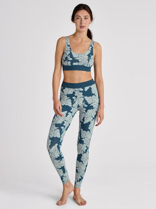 Elastic Trend puuvillainen bralette, deep dive petrol