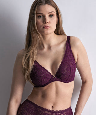 Rosessence joustopitsinen kolmioliivi, violetti