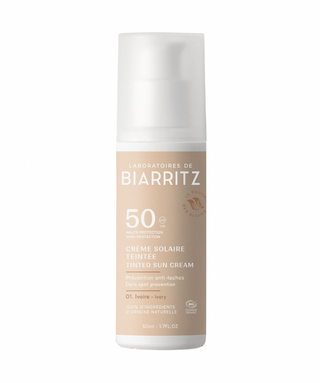 Laboratoires de Biarritz Tinted Sun Cream, SÄVYTTÄVÄ AURINKOVOIDE KASVOILLE