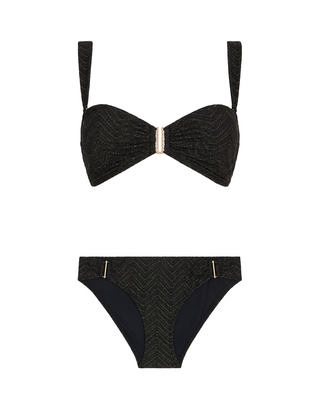 Golden Horizon topattu bandeau-bikinit irrotettavilla olkaimilla