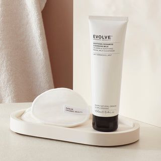 Evolve Organic Beauty: Soothing Ceramide Cleansing Milk PUHDISTUSEMULSIO, 100ml