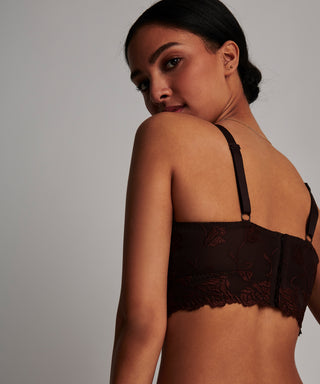 Softessence topattu Triangle Bralette, espresso