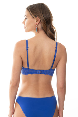 Fabulous memoryfoam pitsirintaliivi, electric blue
