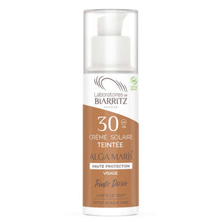 Laboratoires de Biarritz Tinted Sun Cream, SÄVYTTÄVÄ AURINKOVOIDE KASVOILLE