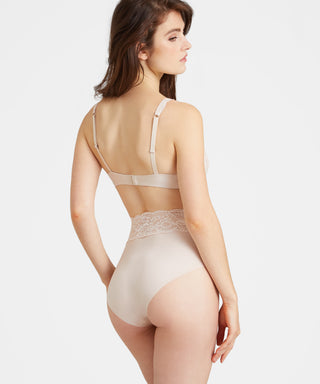 Sweetessence korkeavyötäröinen alushousu, nude