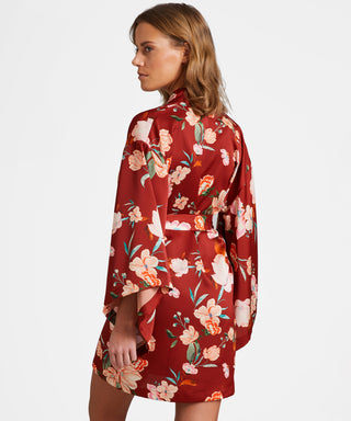 Sweet Folk kimono, terracotta